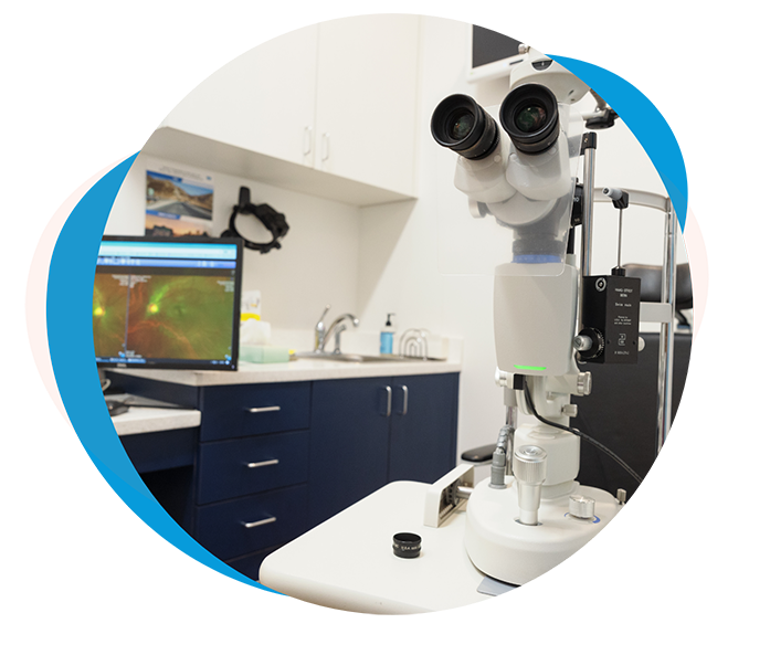 Eye exam technology at Richmond Eye Experts